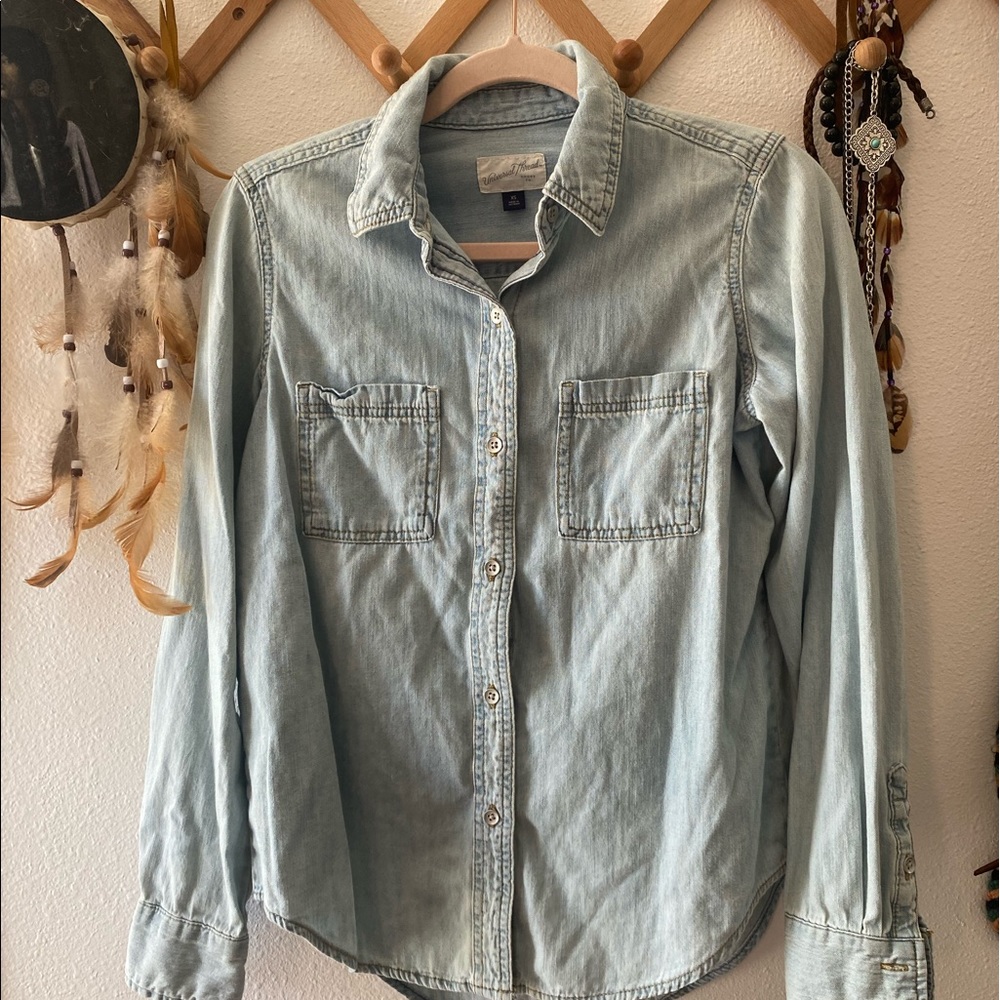 Denim top